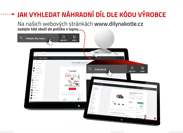 jak vyhledat náhradní díl dle kódu výrobce