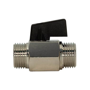 PINTOSSI ventil dopouštěcí ruční 1/4" MM - niklovaný