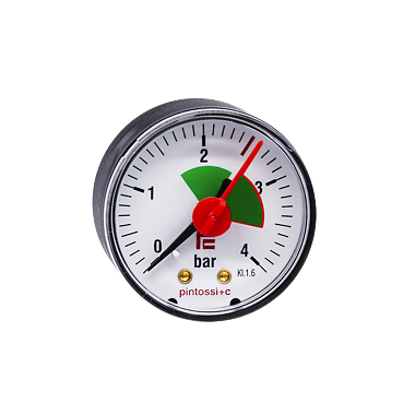PINTOSSI Manometr se zadním připojením 1/4" 4BAR Ø50