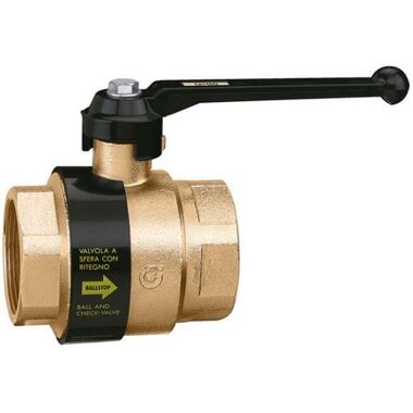 BALLSTOP - Kulový ventil s integrovanou zpětnou klapkou 1 1/2" 323080