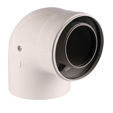 Koleno souosé DN 80/125 - 90°