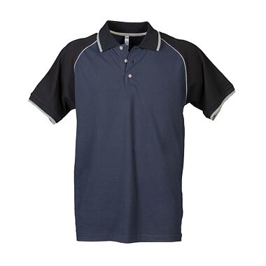993300 CHICAGO triko polo modro/černé