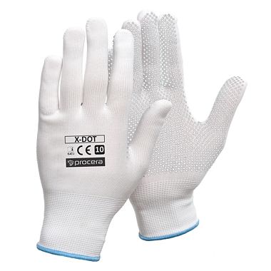 DNK rukavice pracovní X-DOT bílé - 8