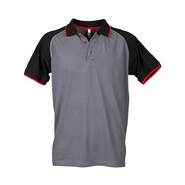 993301 CHICAGO triko polo šedo/černá