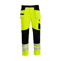 PROCERA kalhoty pracovní do pasu žluté s reflexními prvky